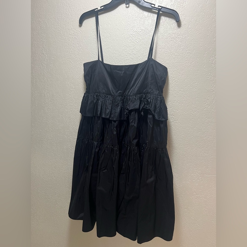 Cynthia Rowley Black Ruffle Dress